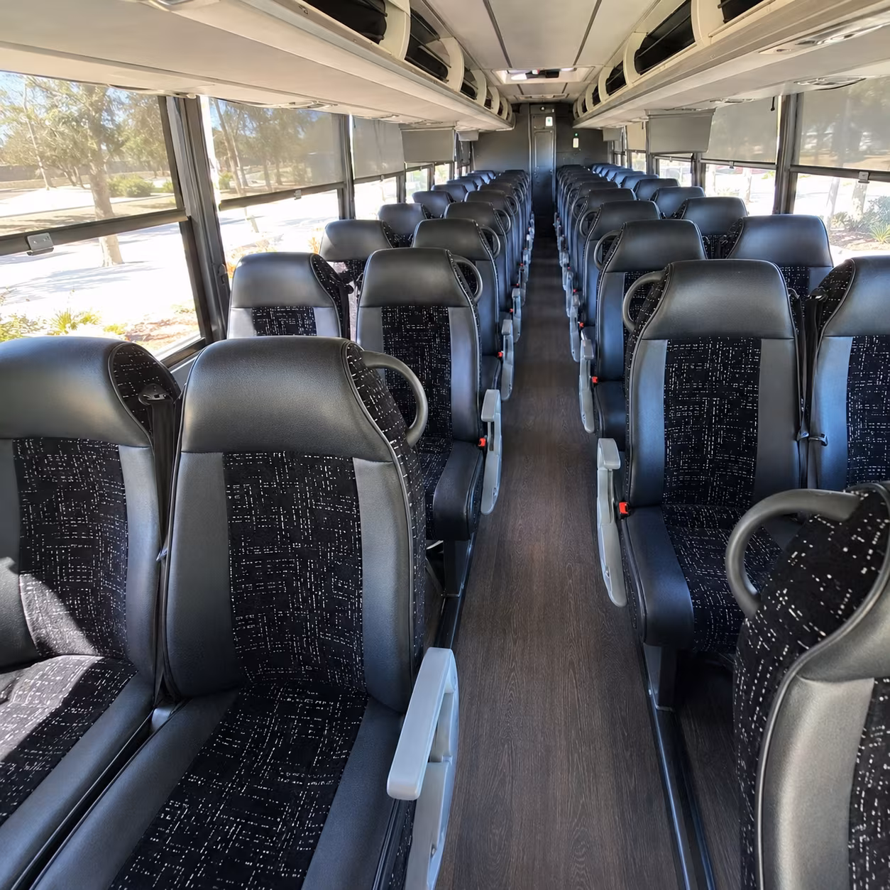 charter buses for tech conference attendees traveling between sunnyvale campuses