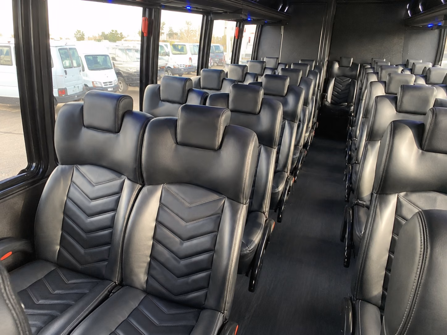 sunnyvale 18 passenger minibus interior