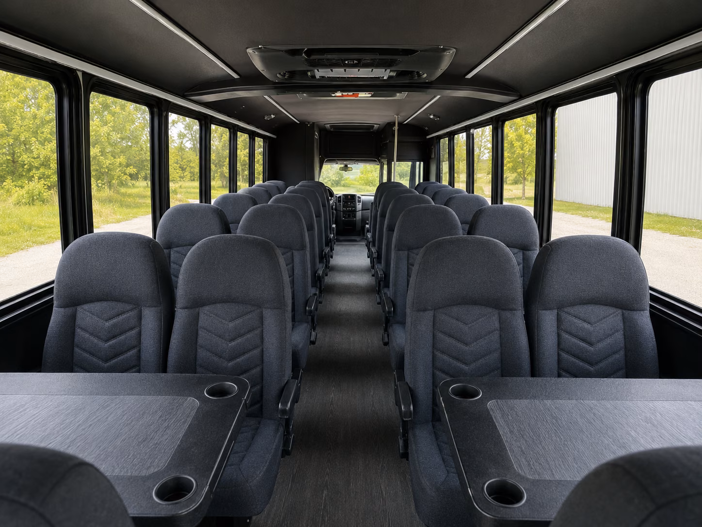 sunnyvale 20 passenger minibus interior