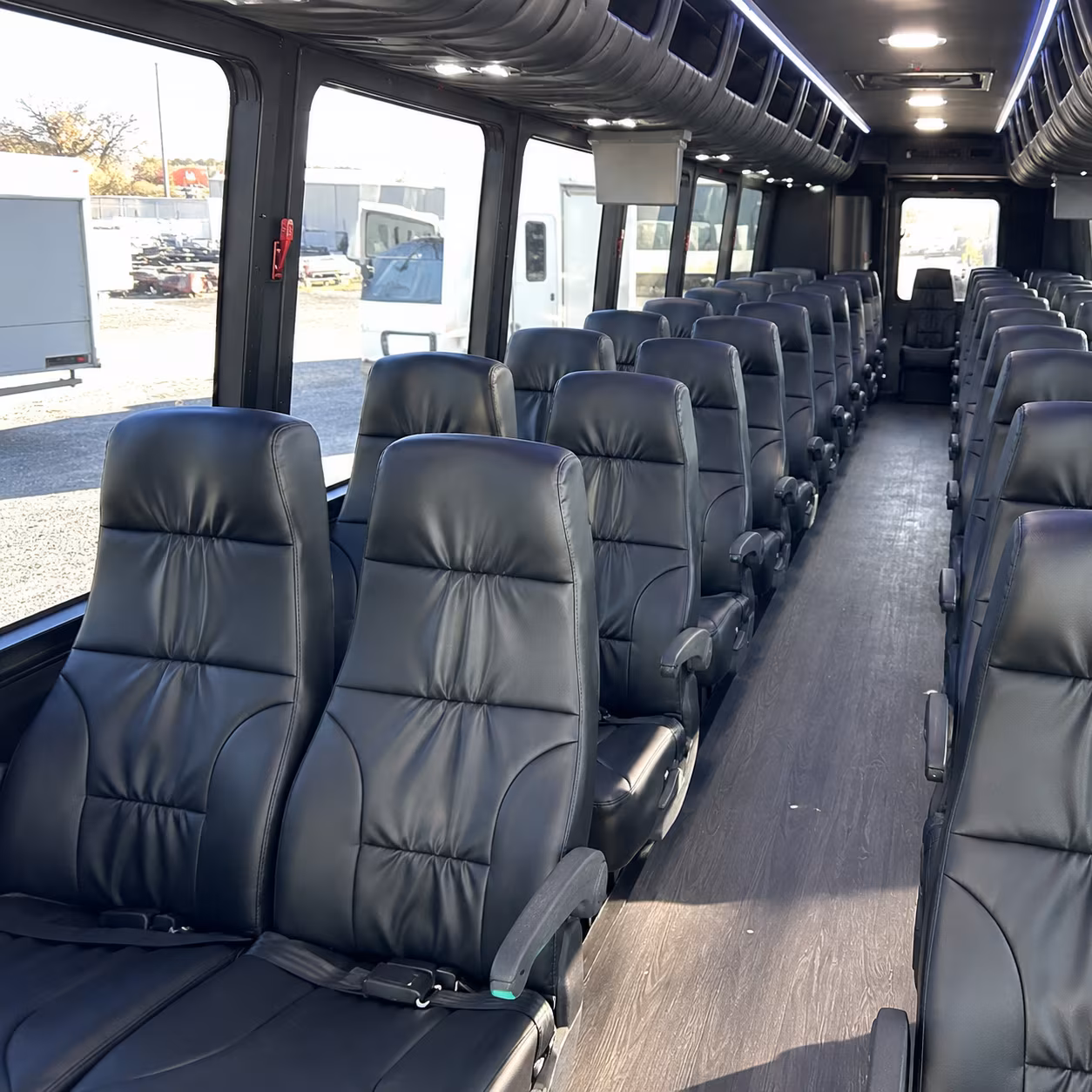 sunnyvale 25 passenger minibus interior