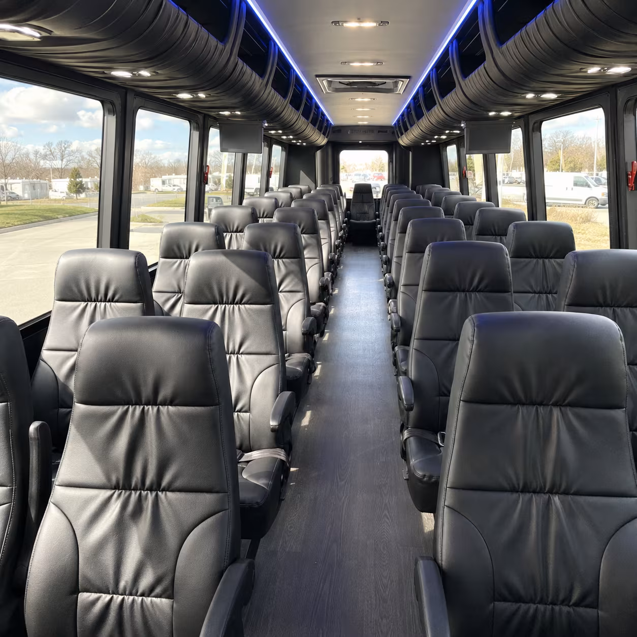 sunnyvale 30 passenger minibus interior