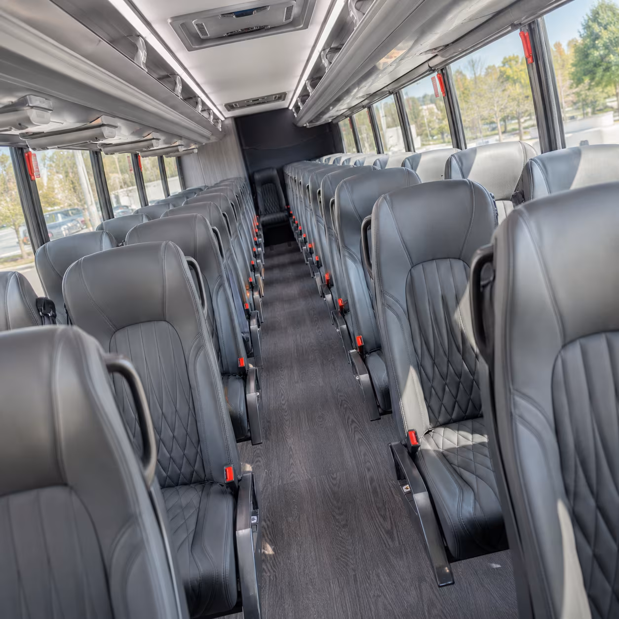 sunnyvale 35 passenger minibus interior
