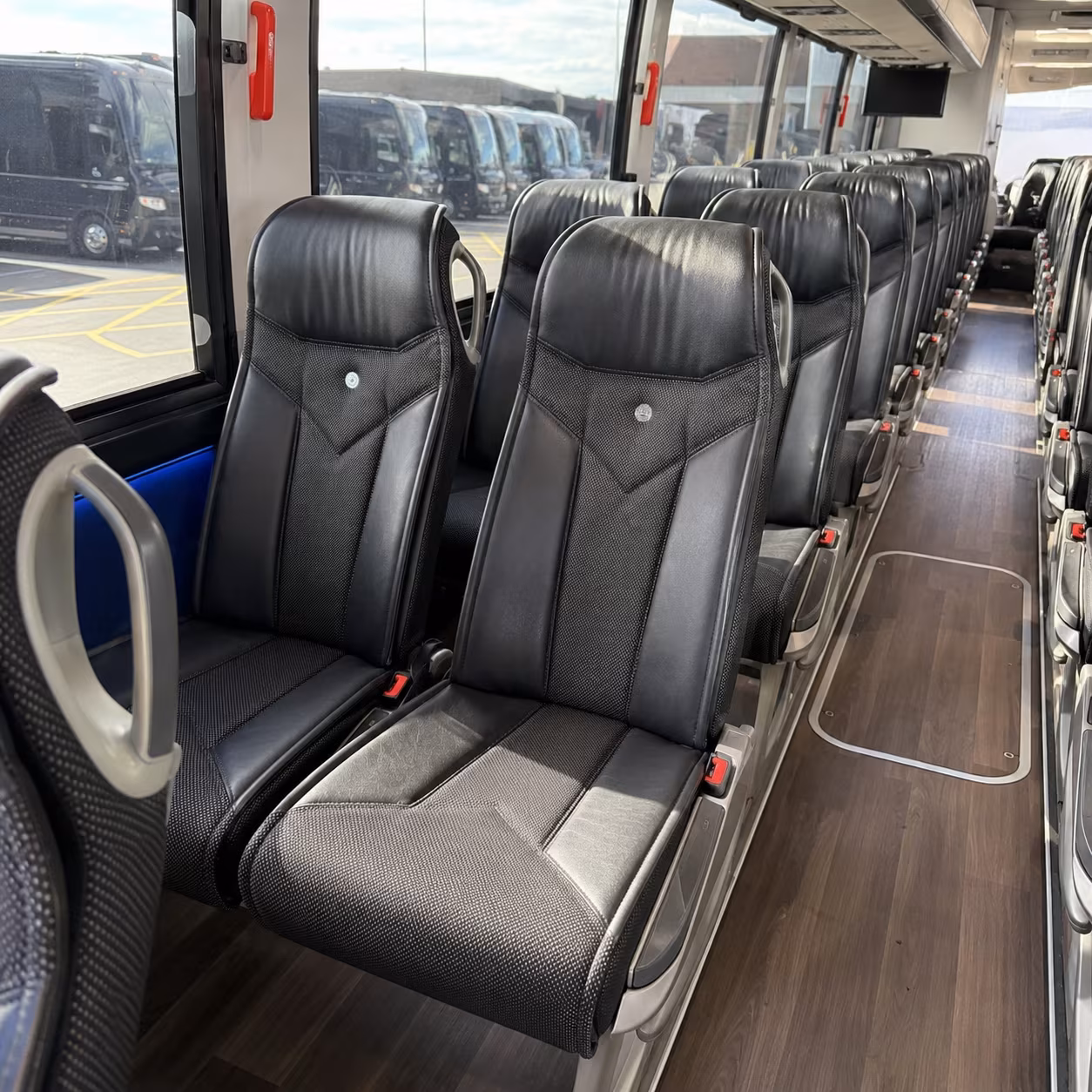 sunnyvale 40 passenger charter bus interior