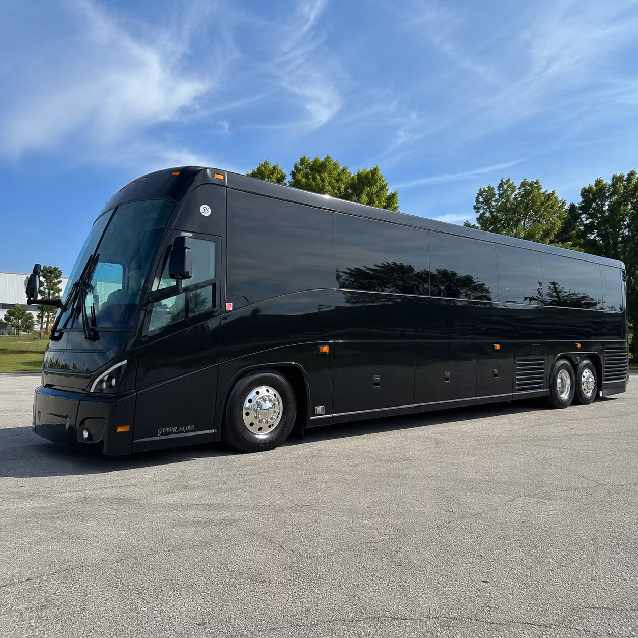 sunnyvale 47 passenger charter bus