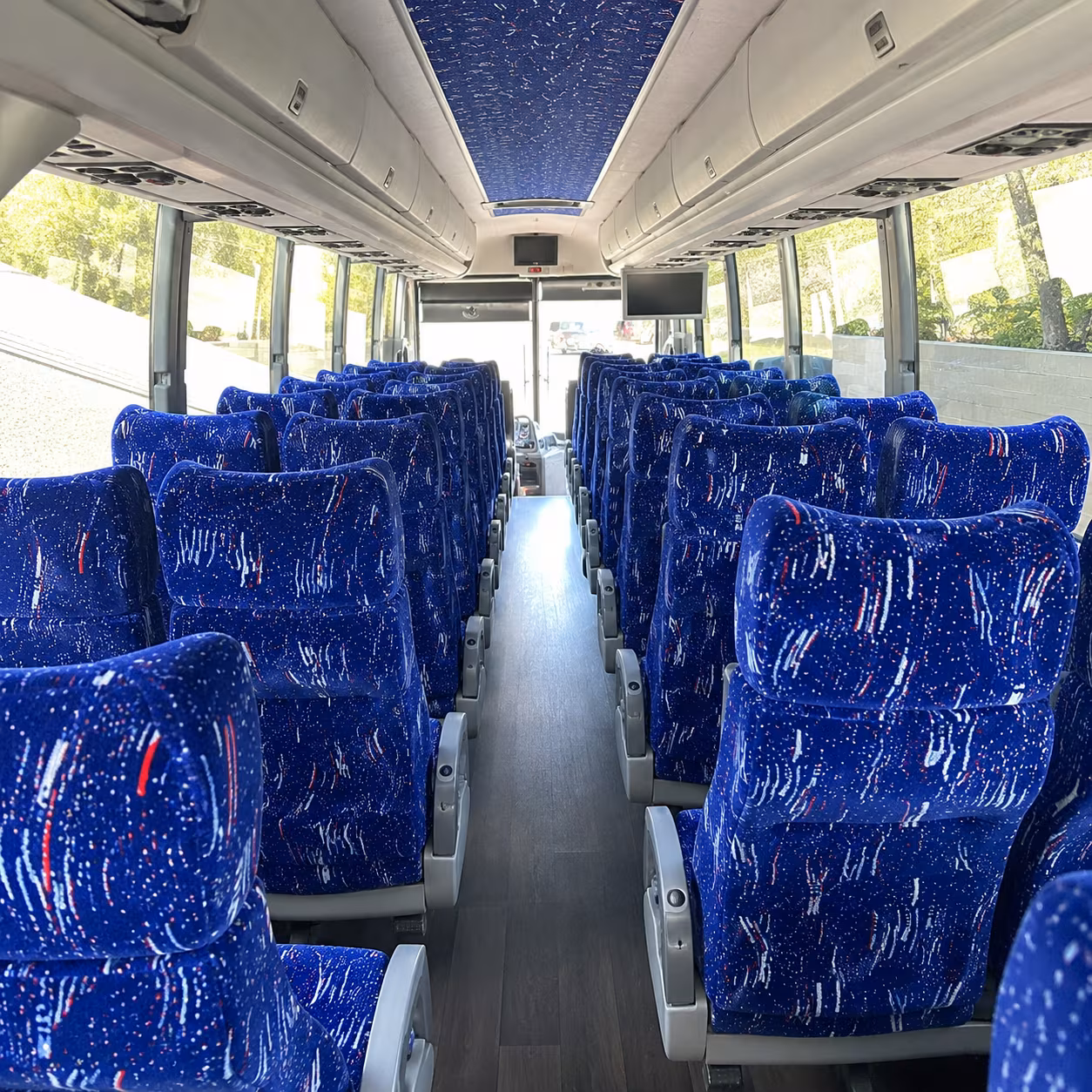 sunnyvale 50 passenger charter bus interior