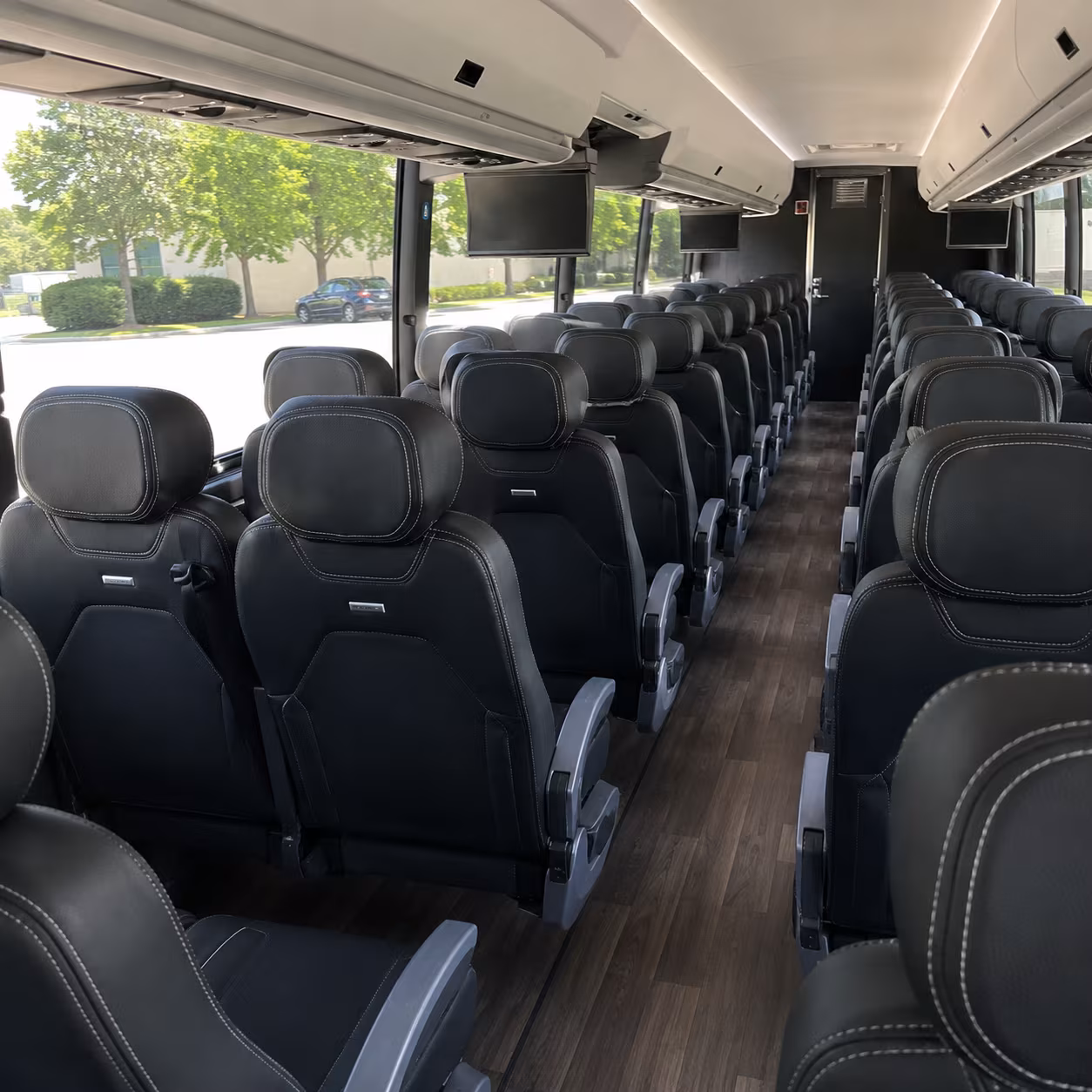 sunnyvale 56 passenger charter bus interior