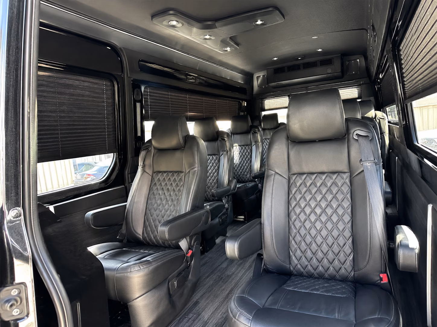 sunnyvale sprinter van with driver inside