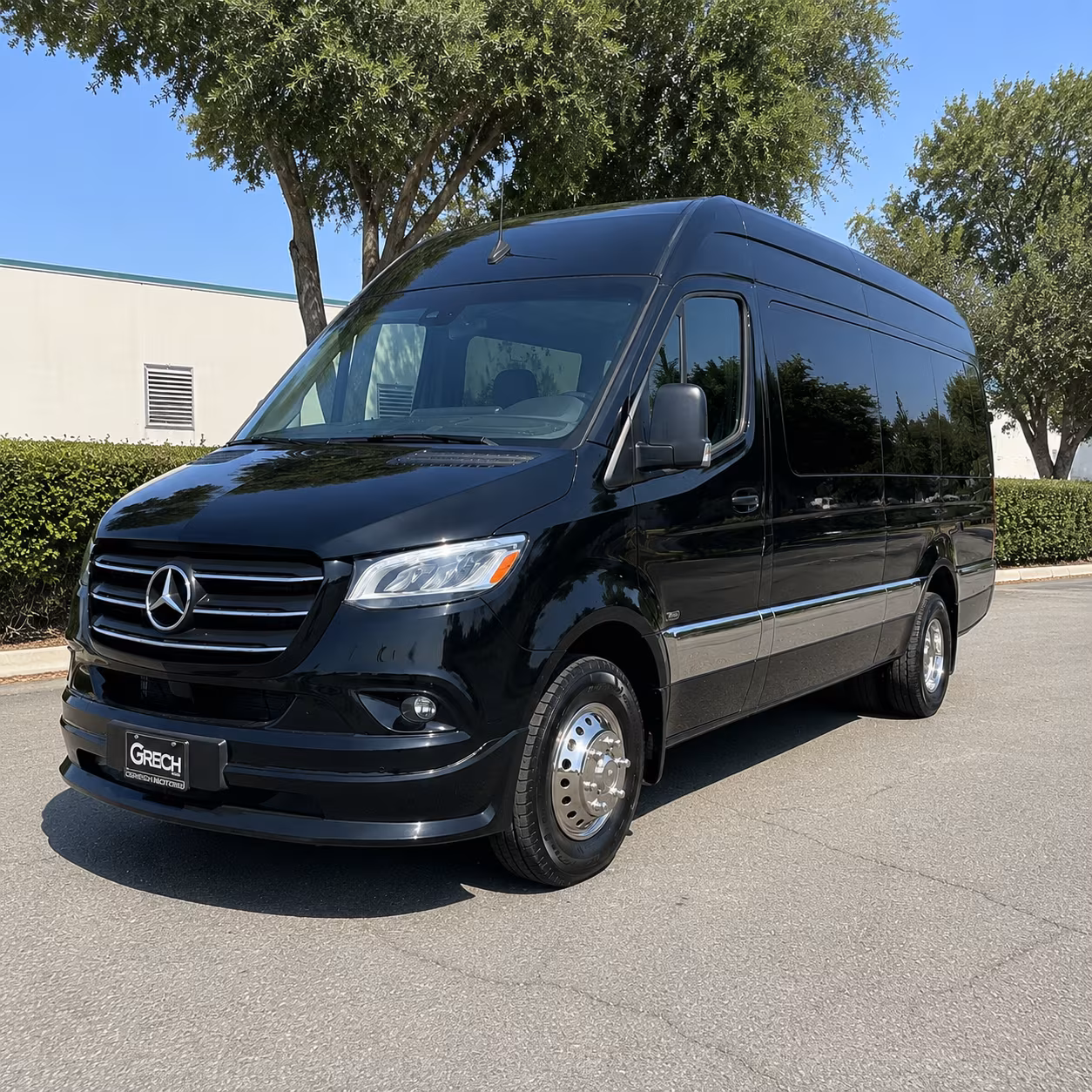 sunnyvale sprinter van with driver